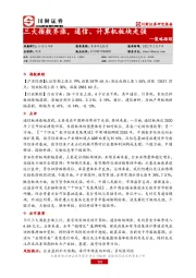策略跟踪：三大指数齐涨，通信、计算机板块走强