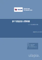 资金跟踪月报：多个资金流入项转弱
