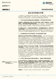 策略思维（2）：基本面的映射和背离