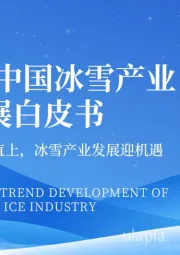 2022年中国冰雪产业趋势发展白皮书：驭“冬”风扶摇直上，冰雪产业发展迎机遇