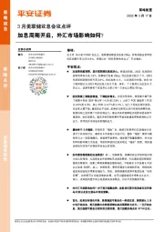 3月美联储议息会议点评：加息周期开启，外汇市场影响如何？