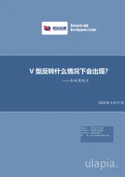 策略周观点：V型反转什么情况下会出现？