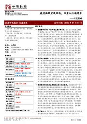 月度策略：疫情拖累宏观经济，政策加力稳增长