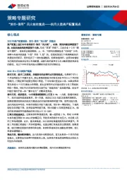 策略专题研究：四月大类资产配置观点-四月大类资产配置观点