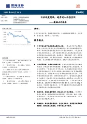 策略点评报告：不应过度悲观，逐步进入价值区间