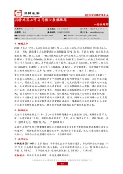 川渝地区上市公司核心数据跟踪
