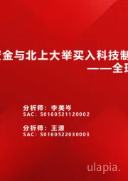 全球资金观察系列八：全球资金与北上大举买入科技制造