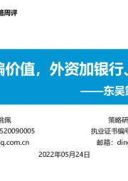 东吴策略·市场温度计：内资偏价值，外资加银行、电新