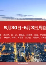 5月30日-6月3日周组合汇总