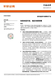 绿色能源与前瞻性产业：政策双箭齐发，稳定双碳预期