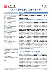 策略研究:盈利与情绪共振,反弹延续可期