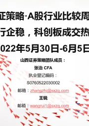 山证策略·A股行业比较周报：工业运行企稳，科创板成交热度提升