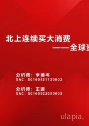全球资金观察系列十一：北上连续买大消费