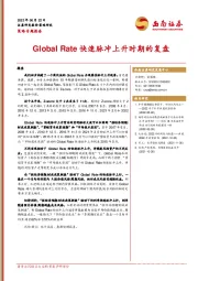 策略专题报告：Global Rate快速脉冲上升时期的复盘