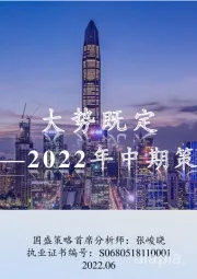 2022年中期策略：大势既定