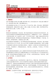 策略跟踪：三大指数走强，煤炭板块领涨