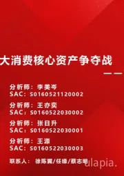 7月资本市场展望：大消费核心资产争夺战