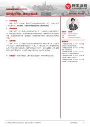 高频数据跟踪周报：经济运行平稳，猪价大幅上涨