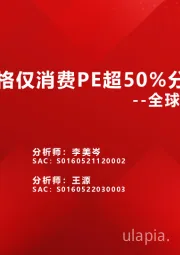 全球估值观察系列十二：A股风格仅消费PE超50%分位数