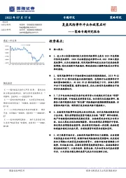 策略专题研究报告：复盘风险事件冲击和政策应对