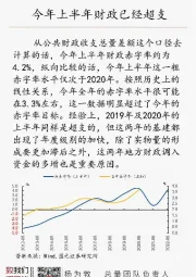 国元总量每日一图：今年上半年财政已经超支