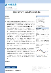 策略点评：大国博弈下军工、电子或存在结构性机会