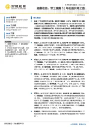 超额收益：军工横跨15年的强贝塔之路