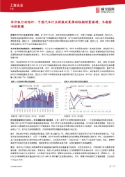 非评级行动短评：中国汽车行业刺激政策推动短期销量激增；长期影响较轻微