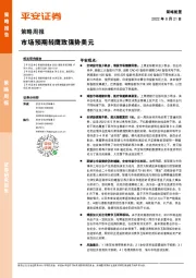 策略周报：市场预期转鹰致强势美元