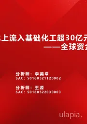 全球资金观察系列二十二：北上流入基础化工超30亿元