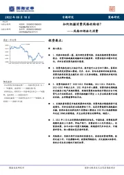 风格四部曲之消费：如何把握消费风格的轮动？