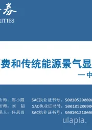 中观景气纵览第22期：必选消费和传统能源景气显著改善