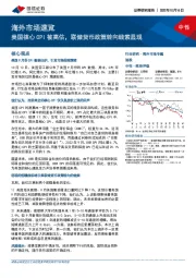 海外市场速览：美国核心CPI被高估，联储货币政策转向线索显现