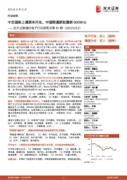 通信电子行业周观点第45期:中芯国际上调资本开支,中国联通获批重耕900MHz