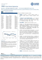 基础化工债券&定增&新股双周报:云天化拟定增募集资金50亿元