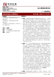 总量周观点：关注增量政策变化