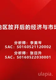 六大地区放开后的经济与市场经验