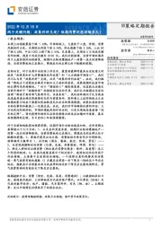 策略定期报告：两个关键问题：政策利好兑现？短期消费还能持续多久？