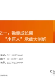 专精特新专题之一:稳健成长篇-以专注铸专长,“小巨人”承载大创新