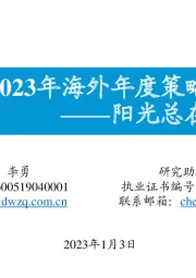 2023年海外年度策略：阳光总在风雨后