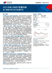 2022年度大类资产配置回顾：热门赛道内卷与多元配置外延