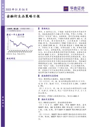 金融衍生品策略日报