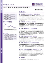 策略专题报告：2023年A股增量资金从何而来？