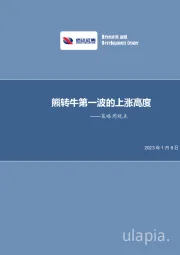 策略周观点：熊转牛第一波的上涨高度