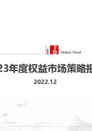 2023年度权益市场策略报告