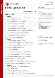 国联研究一周重点报告回顾