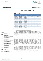 2月策略及十大金股：向中小成长要超额收益