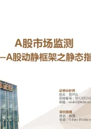A股动静框架之静态指标：A股市场监测