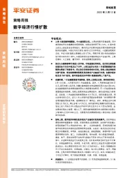 策略周报：数字经济行情扩散