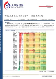 2023年第二期：市场在交易什么：短择与坚守